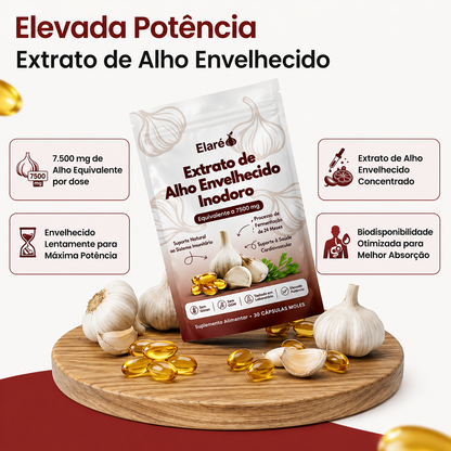 Garlinox - Extrato de Alho Envelhecido Sem Odor